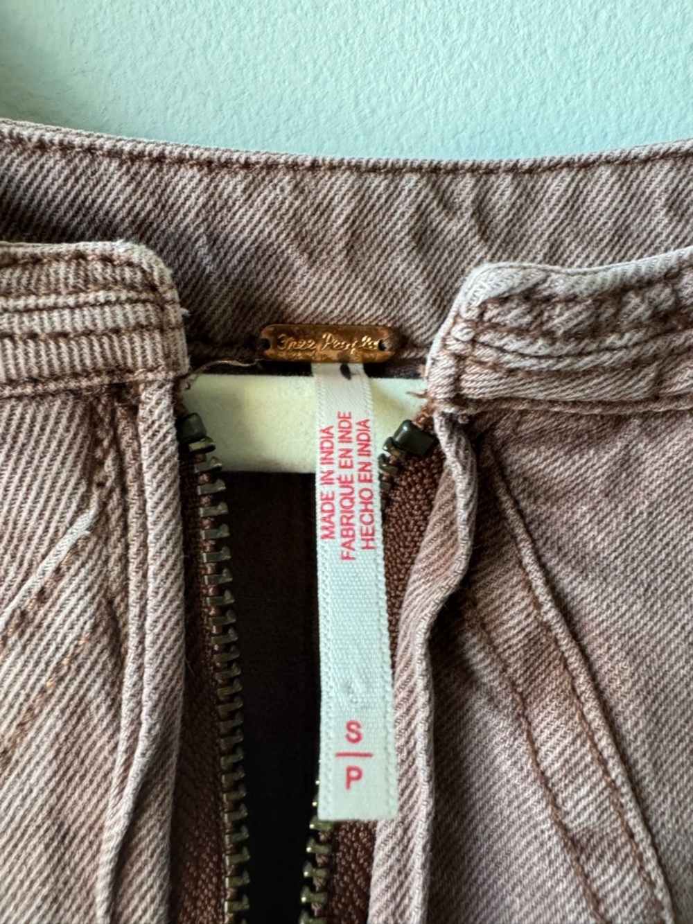 Free People Short-Sleeve Zip Romper in brown size small s let’s ride Shortalls - Picture 8 of 13